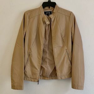 Faux leather jacket